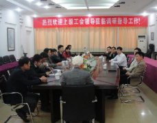 市县领导莅临我公司调研民营经济发展情况